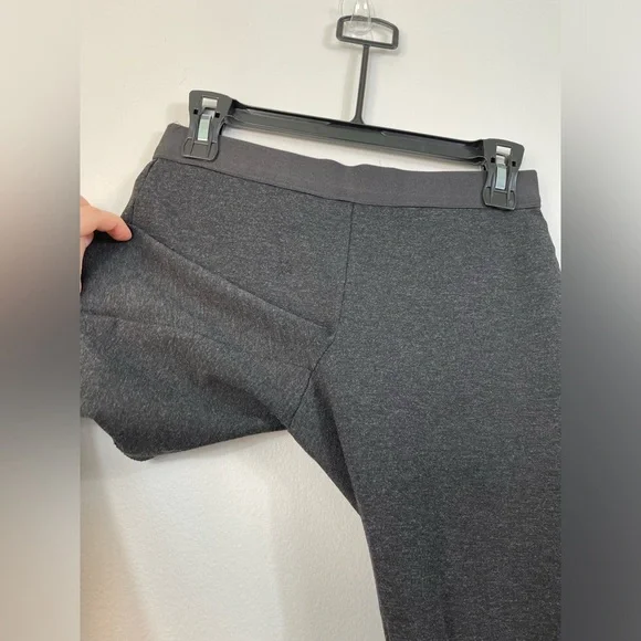 J. Crew Pixie Pant Ponte Knit Seam Stretch Tapered Legging Charcoal Gray 4R - Picture 9 of 16